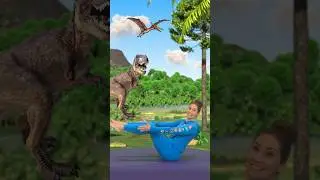 Поехали в Парк Юрского периода! 🚣 🦖 Веселое видео о динозаврах для детей!