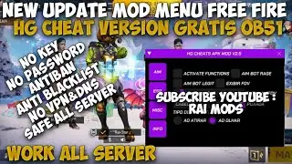 NEW UPDATE! MOD MENU HG CHEAT GRATIS‼️ || APK MOD MENU FF TERBARU 2026, ANTI BAN,ALL SERVER