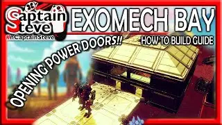 No Man's Sky Exomech Simple Base Building Guide Power Doors Tutorial Captain Steve NMS 2021 Tips