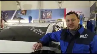 Установка рассекателя на Лада Веста седан от ASM тюниг