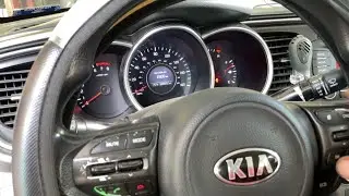 How to reset the service warning light on the dashboard. The vehicle is a 2015 Kia Optima.