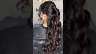 Quick & Elegant Half-Up Twist Hairstyle 💫 #shorts #hairstyle #tutorial