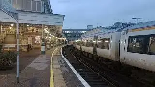 # 387123 and 387208 on the late running 16:27 to Eastbourne from London Victoria #