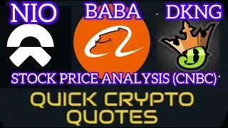 #NIO #BABA #DKNG THREE STOCK LUNCH! STOCK PRICE ANALYSIS ON CNBC