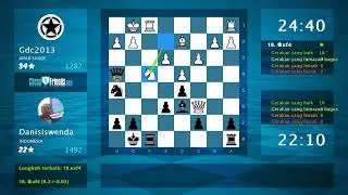 Chess Game Analysis: Gdc2013 - Danisiswenda : 0-1 (By ChessFriends.com)