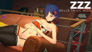 BELLE Thicc/Nude Mod Showcase HD | Zenless Zone Zero Mods (ZZZ) PC Mod Gameplay | ZZZ Nude Mods