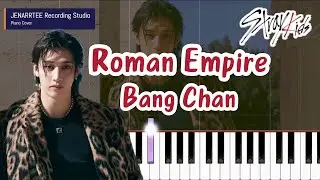 Bang Chan (Stray Kids) 'Roman Empire' Piano Tutorial + Sheet Music (Original + Easy Key)