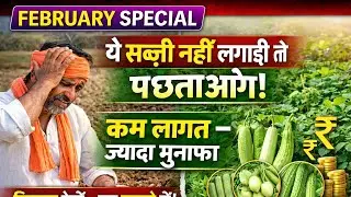 फरवरी में ये सब्ज़ी नहीं लगाई तो पछताओगे | February Vegetable Farming | कम लागत ज्यादा मुनाफा