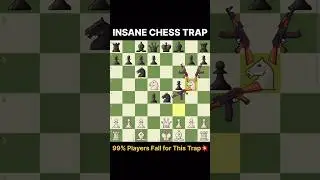 Win FAST with THIS Insane TRAP! #chess #chessmemes