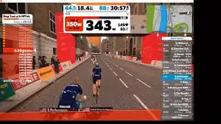 Zwift - FTP Step Test - Failed