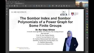 AIMC2023  The Sombor Index and Sombor Polynomials of the Power Graphs for Some Finite Groups