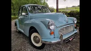 1962 smoke grey Morris Minor Saloon new in @wrccmorrisminorcentremorri6506 28.9.23