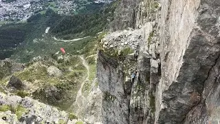 Day 5 - Le Br&eacute;vent Voie Frison-Roche on Br&eacute;vent Chamonix.  Matterhorn week