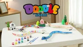 DIY Doodle Snake | Mr Doodle! 🐍  #shorts #doodles #doodlesart #diy  #snake