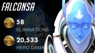 YZNSA UNRANKED TO GM! INSANE ECHO GAMEPLAY OVERWATCH SEASON 27