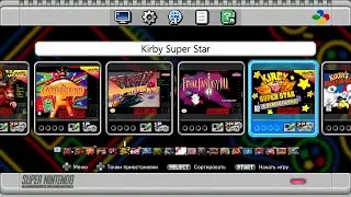Menu Screen in Super Nintendo Entertainment System Classic Edition (SNES mini) #snesmini #snes