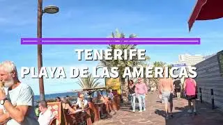 Winter in Tenerife, Spain - Playa de Las Americas - Playa de Troya