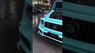 Beautiful Tiffany Blue Mercedes-Benz G63 AMG Brabus 800