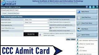 CCC May 2022 admit card#shorts