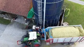 Maishochsilo f&uuml;llen mit neuem Krummenacher Gebl&auml;se 🇨🇭 🌽