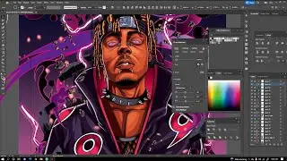 Freestyle Adobe Illustrator  Juice WRLD