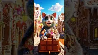 Monster Cat&rsquo;s Candy Town Ride 🍭 | Fun Kids Adventure