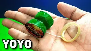HOW TO MAKE A YOYO EASY AT HOME | TRICKPERIMENTS