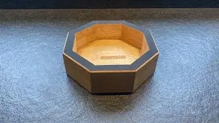 Octagonal Wooden Dice Tray 🎲