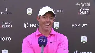 'Just playing really efficient golf right now' | McIlroy as he leads by three in Dubai