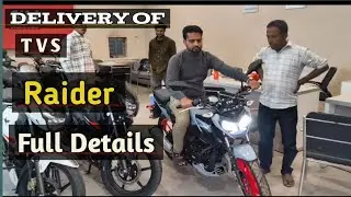 TVS Raider igo model || Taking Delivery Of Raider ||  #tvs #raider #bike 