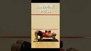 LANDMINE PRESS #motivation #mobility #sports #challenge #personaltrainer #athlete #hyrox #crossfit
