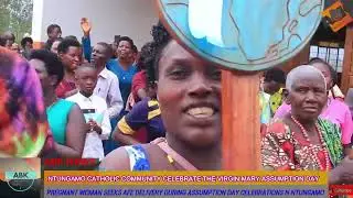 Nine Month Pregnant Woman Prays Safe Delivery During Assumption Day Celebrations in Ntungamo.