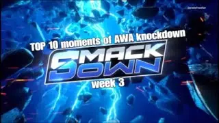 WWE 2K25 - TOP 10 moments of AWA knockdown 3.0 week 3