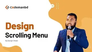 Scrolling Menu Design & Scroll to Top || Alamgir H Kobir