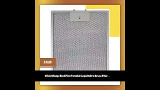$9.09| 274x334 Range Hood Filter Termikel Caspia Built-in Grease Filter Kitchen Extra...