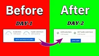 How To Complete 1000 Subscribers and 4000 Watch time In 1 Day quickly 2021