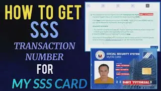 PAANO KUMUHA NG TRANSMISSION NUMBER SA SSS ONLINE PARA SA PAG OPEN NG RCBC DISKARTECH | MY SSS CARD