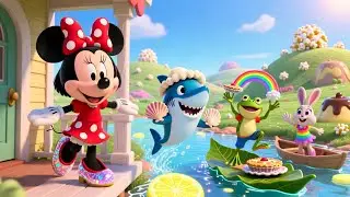 Minnie Mouse Enchanted Treehouse with Baby Shark 🌳🦈 |  Kids Cartoon Story & Poem 🐭✨