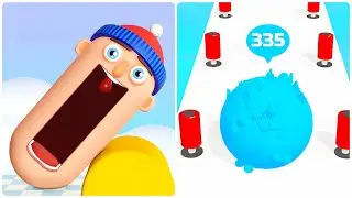 Roll Crowd Run Vs Hopping Heads - (New Update, ASMR Game), Max Level 