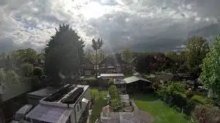 Clouds moving in Timelapse