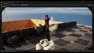 Unreal Engine 5.2 + ALS + Metahuman, + ragdoll + Bodycam Effect + Niagara Particles