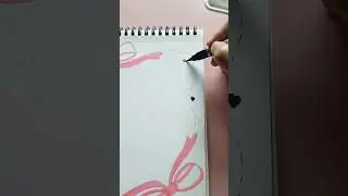 #bow front page design#easy front page ideas drawing tutorial#art #shorts