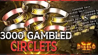 I GAMBLED 3000 CIRCLETS WITH 275 Million Gold - Diablo 2 Resurrected