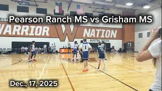 Pearson Ranch MS vs Grisham MS (8th grade)