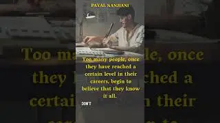 Keep Learning !! | Payal Nanjiani
