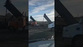 big trucks gravel production landfill quarry #bigmachine #bigrig
