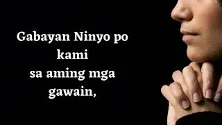OPENING PRAYER TAGALOG WITH VOICE OVER