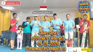 Jalan sehat kadirojo 2 rt01 rw01 purwomartani