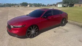 NEW SETUP!!! FIRST IN THE WORLD HONDA ACCORD GETS A NEW SET OF 22’S!