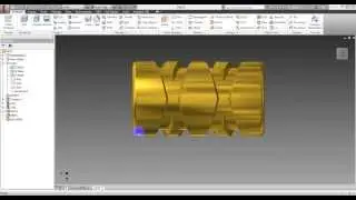 traverse roll drawing in AutoCAD Inventor